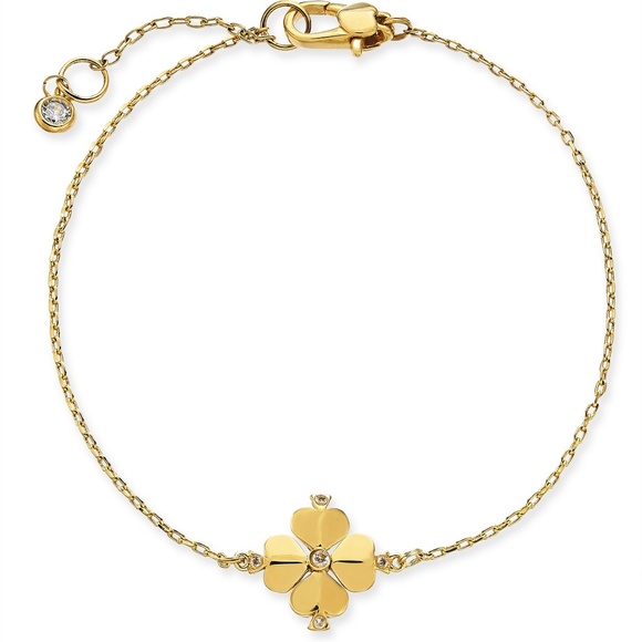 New kate spade Crystal Flower Flex Bracelet - Picture 7 of 7